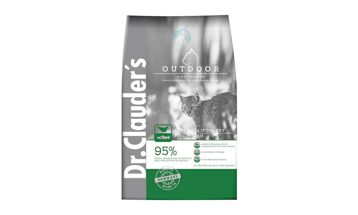 غذای خشک گربه بالغ 1.5 کیلو Dr clauders outdoor